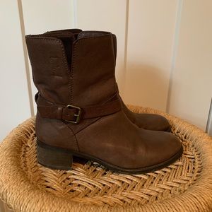J. Crew Brown Leather Boots